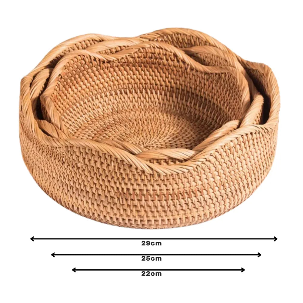 Bandeja Trançada Rattan