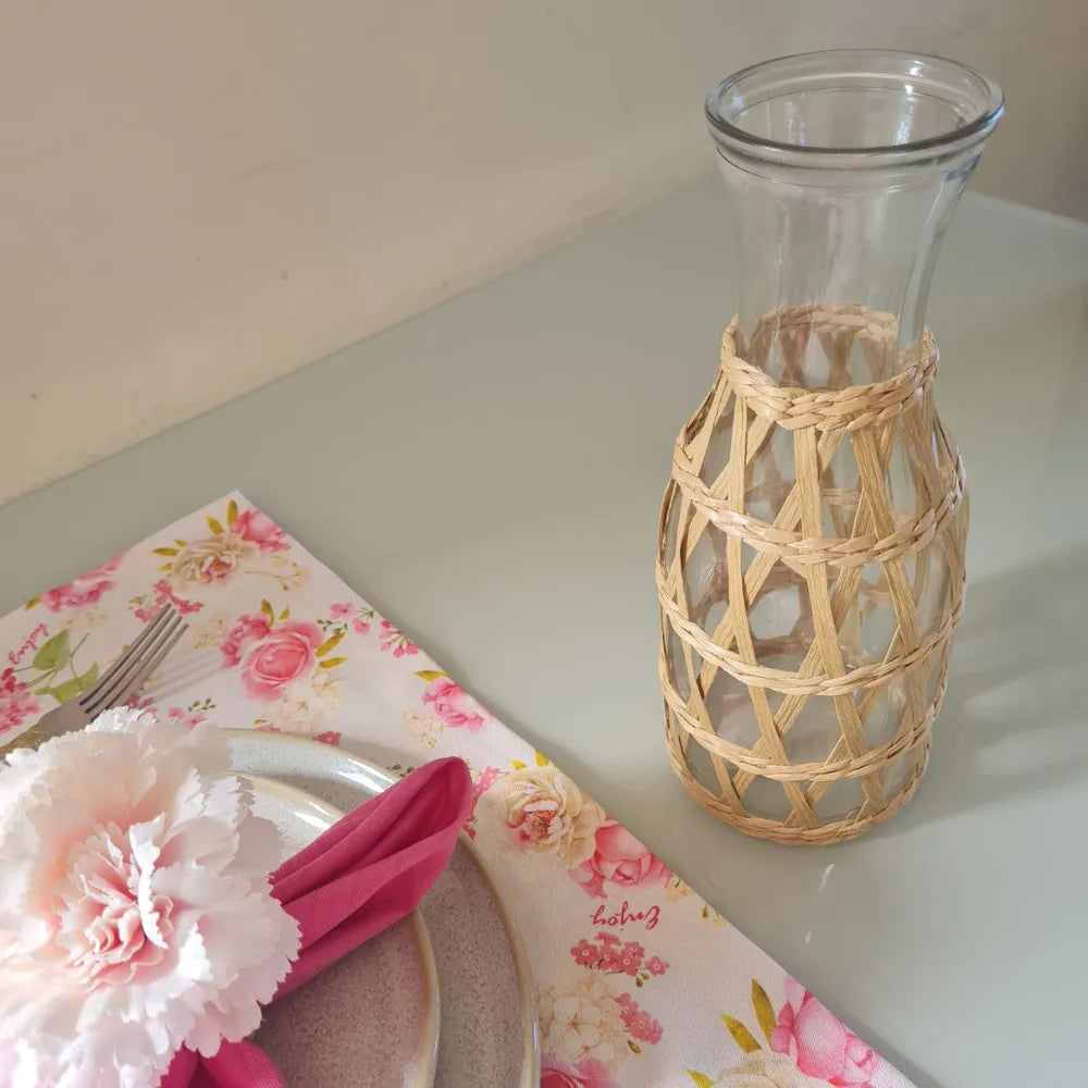 Garrafa de Vidro Sisal