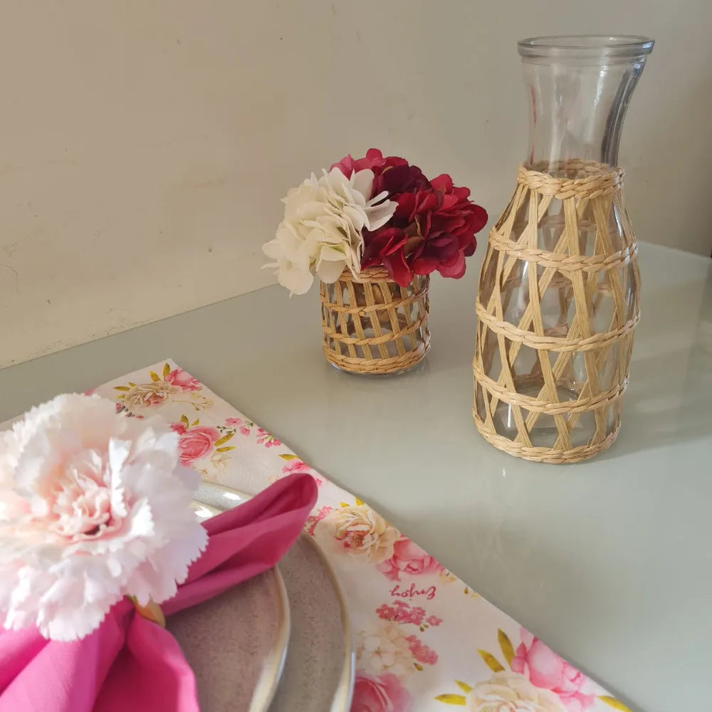 Garrafa de Vidro Sisal