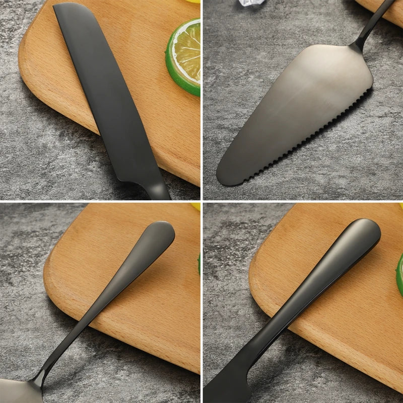 Conjunto de Faca e Espátula para Bolo