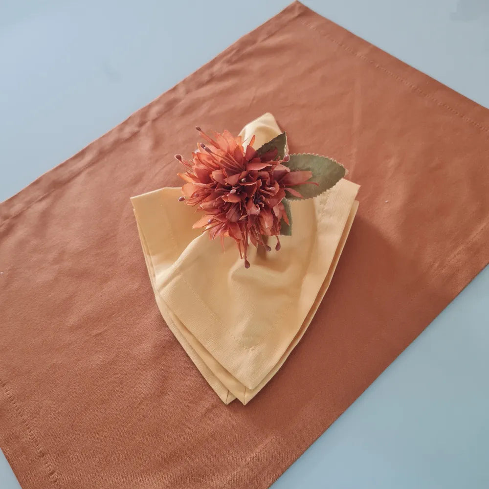 Porta Guardanapo Flor Mousse