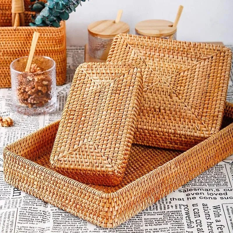 Bandeja Trançada Rattan