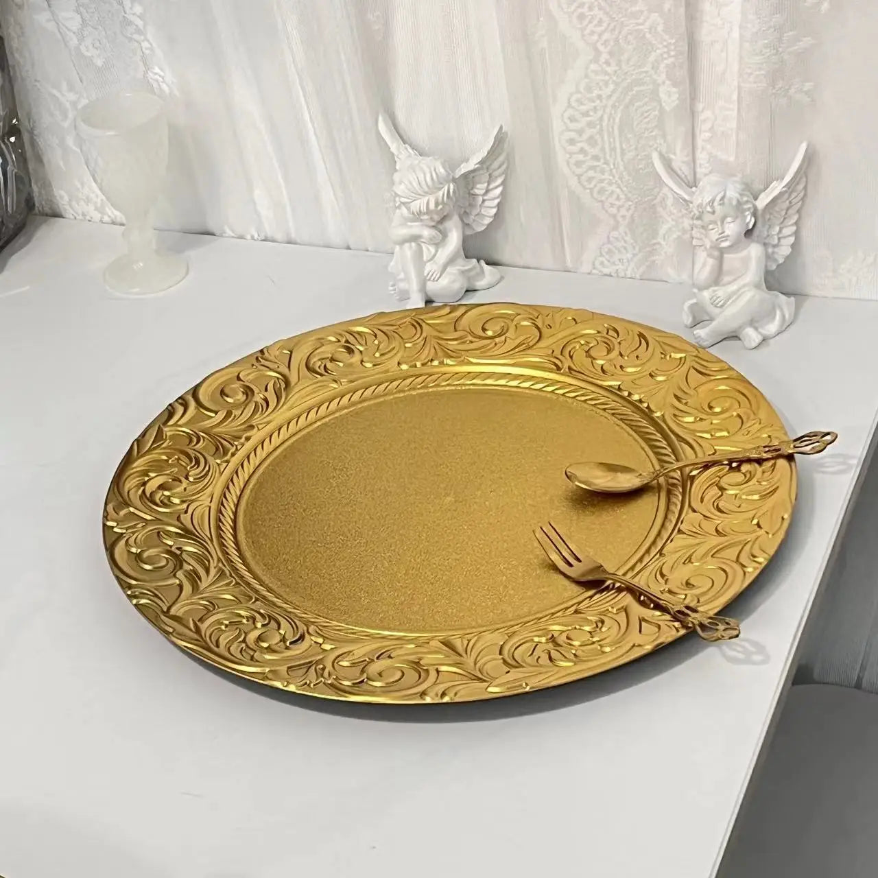 Sousplat Dourado 6 Peças