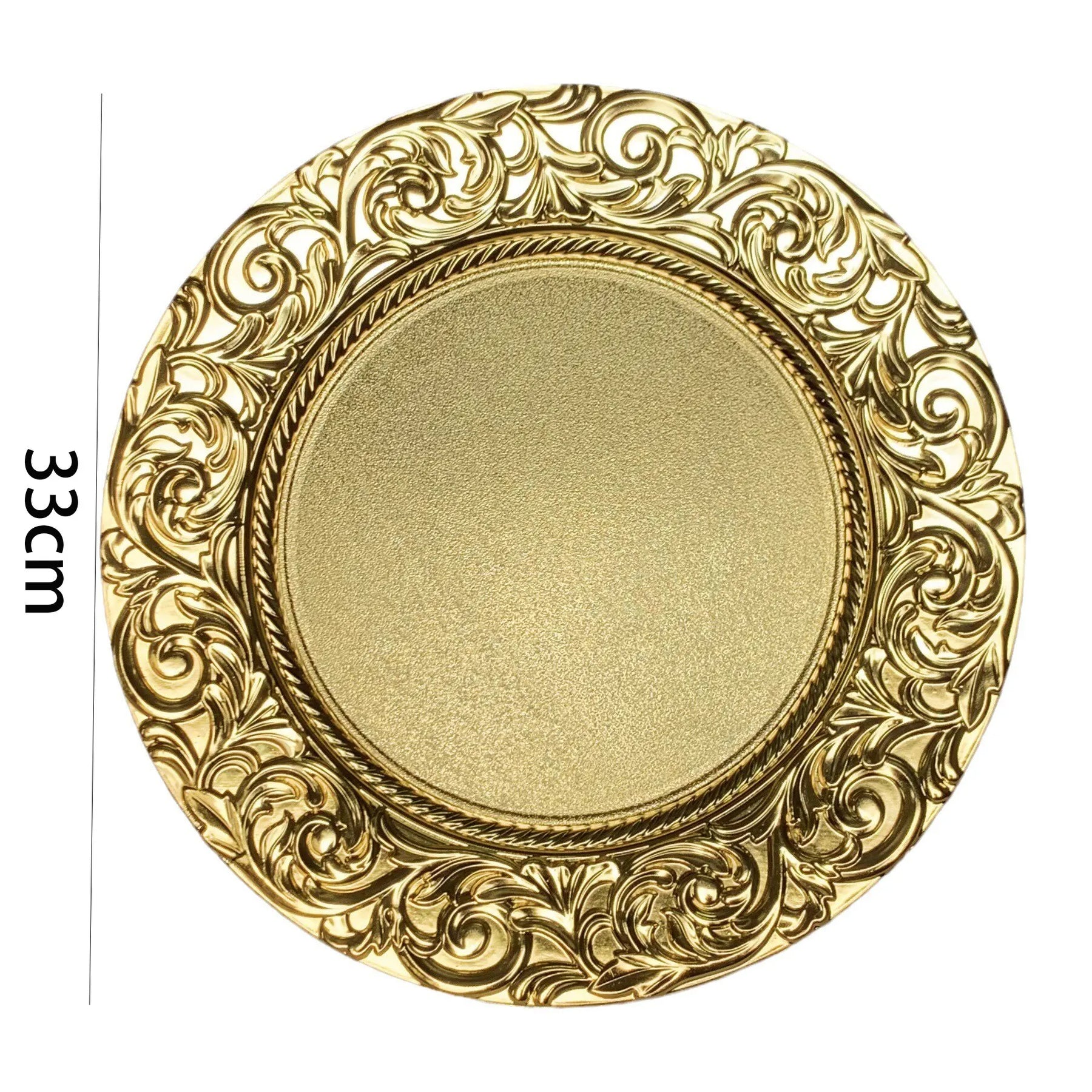 Sousplat Dourado 6 Peças