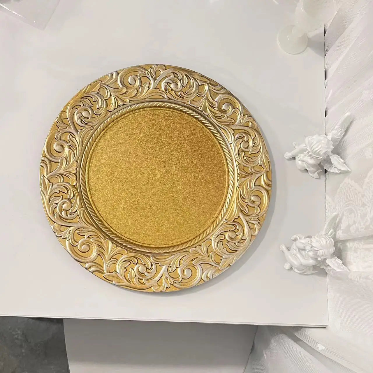 Sousplat Dourado 6 Peças