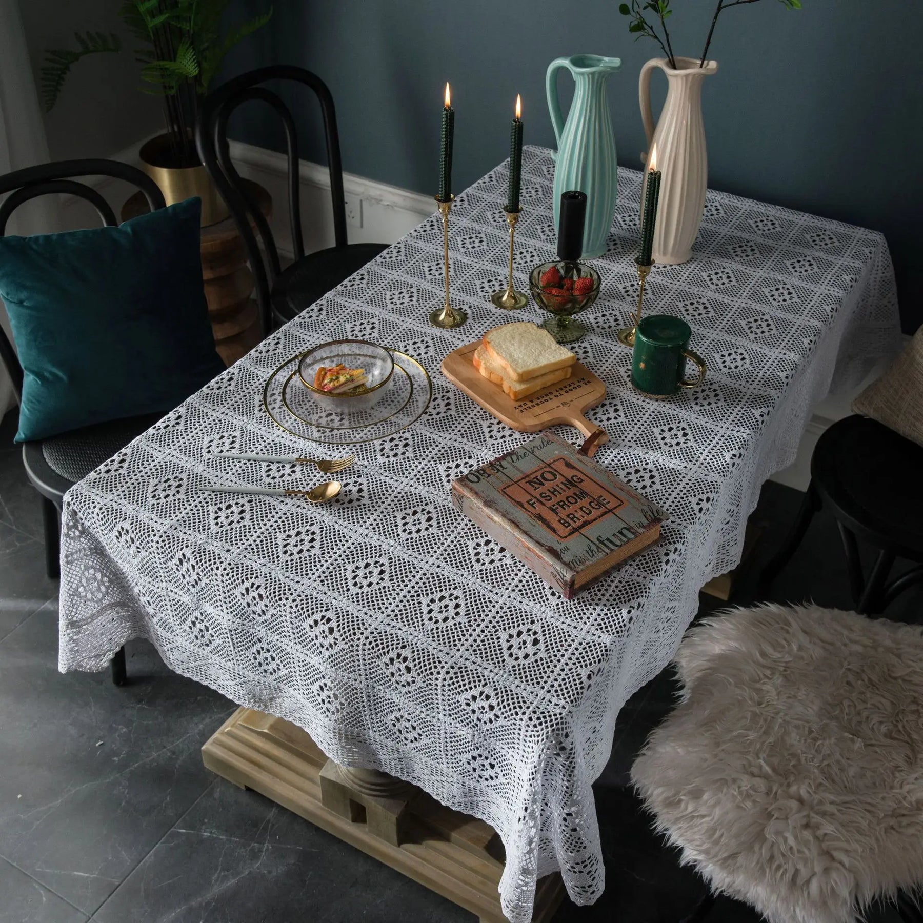 Toalha de Mesa Croche