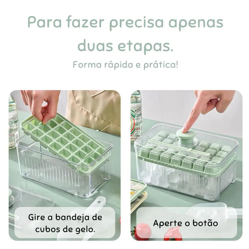 Forma de Gelo com Dispenser