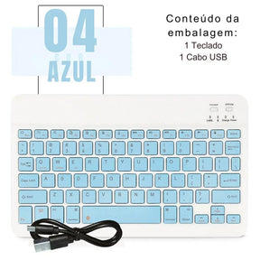 Mini Teclado e Mouse Divertido