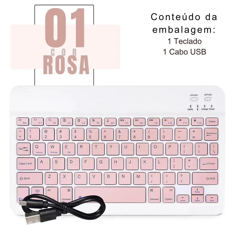 Mini Teclado e Mouse Divertido