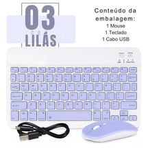 Mini Teclado e Mouse Divertido